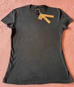 NWT SKIMS Sheer Rib T-Shirt thumbnail 2