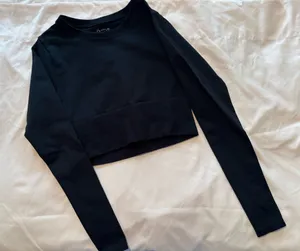 OFFLINE by Aerie Cropped Long Sleeve Top thumbnail 1