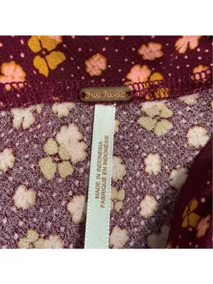 FREE PEOPLE IRL Floral Midi Skirt NWT, Size 10 thumbnail 9