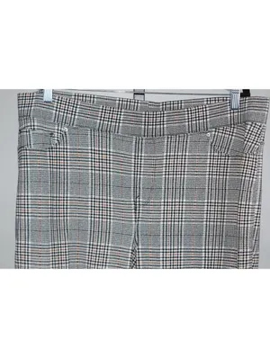 Seven7 Glen Plaid Pull On Ankle Pants Soft Stretch Slim Fit Plus Size XXL thumbnail 5