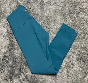 Lululemon NWOT Wunder Under HR Tight 25" *Persian Blue thumbnail 5