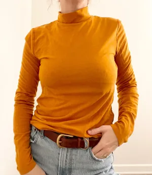 Women's Mustard Long Sleeve Top thumbnail 1