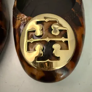 TORY BURCH Reva Patent Leather Leopard Animal Print Ballet Flats Size 7 thumbnail 11