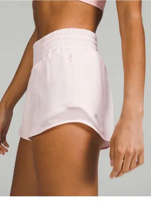 Lululemon Hotty Hot High-Rise Lined Short 2.5" Strawberry Milkshake size 4 thumbnail 1