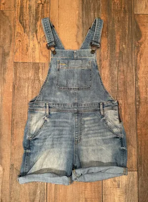 Gap Denim Overall Shorts Women’s thumbnail 1
