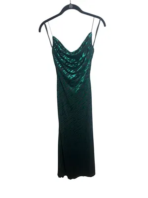 Runaway the Label Lionell Dress Emerald Zebra NWT 2 thumbnail 2