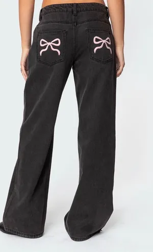 Edikted black jeans thumbnail 1