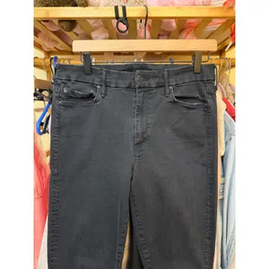 MOTHER THE LOOKER ANKLE FRAY Not Guilty‎ Black Size 31 thumbnail 6