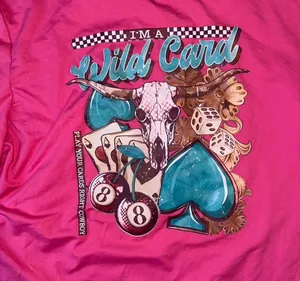 SHEIN Curve Pink Graphic T-Shirt Size 1XL thumbnail 4