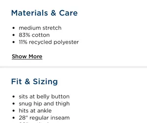 High-Waisted Straight Ankle Jeans thumbnail 5