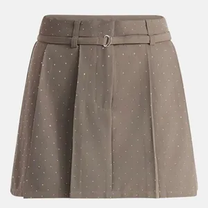 No-boundaries Women's Grey and Brown Shorts thumbnail 2