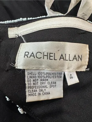 Rachel Allan Beaded Sweetheart Gown with Cutout Back – Size 4 thumbnail 13