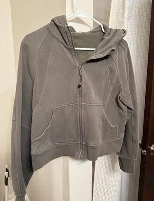 Lululemon Cropped Scuba Full-Zip Hoodie thumbnail 1