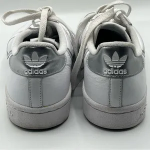 Adidas Continental 80’s Sneaker Size 9.5 White Silver Style EE8925 thumbnail 7