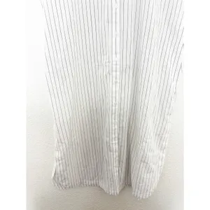 NWT Abercrombie & Fitch Button-Through Midi Shirt Dress Size XL Petite White thumbnail 10