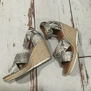 Treasure & Bond Poppy Espadrille Wedge Snake Print Wedge Sandals‎ thumbnail 2