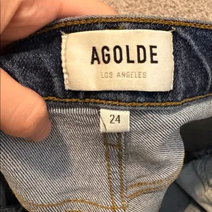 Agolde Riley Crop Straight Leg In Pastime 24 thumbnail 11