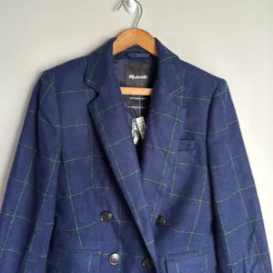 NEW MADEWELL The Rosedale Blazer in Plaid 0 thumbnail 5