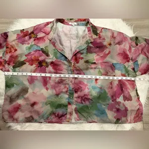 BTFL-Life Floral Button Down Shirt - flowery Size XL thumbnail 3