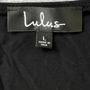 Lulus Garden District Size Large Black 3/4 Sleeve Wrap Maxi Dress Elegant thumbnail 5