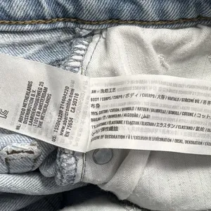 Abercrombie & Fitch 90s Straight Ultra‎ High Rise Denim Light Blue Capsule 6/28 thumbnail 8