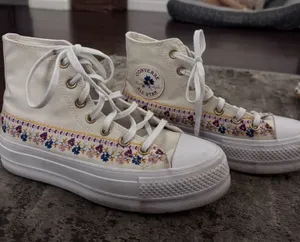 High-Top Converse Sneakers Platform thumbnail 1