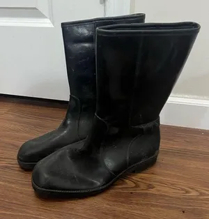 Black Waterproof Mid Calf Boots Size 7 US thumbnail 1
