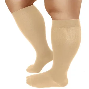 OLENNZ Compression Socks 2XL Wide Calf 20-30mmHg Knee High Plus Size Unisex thumbnail 1