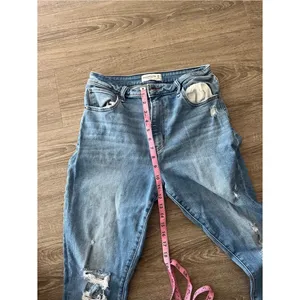 Abercrombie Curve Love High Rise Super Skinny Jeans Women’s 30/10 Washed Blue thumbnail 14