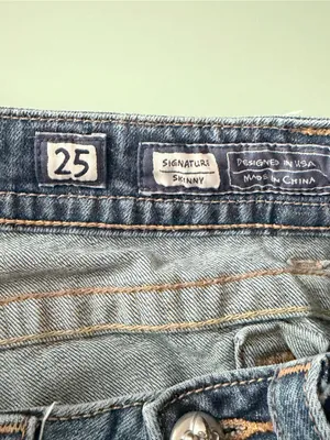 Miss Me Signature Skinny Jeans Size 25 Distressed Stretch Denim thumbnail 5