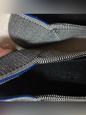 Rothy’s The Flat Gray Mist Captoe Classic Office Minimalist Preppy Ballet Flat 7 thumbnail 8