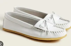 J. Crew Soft Unlined Leather Loafers thumbnail 1