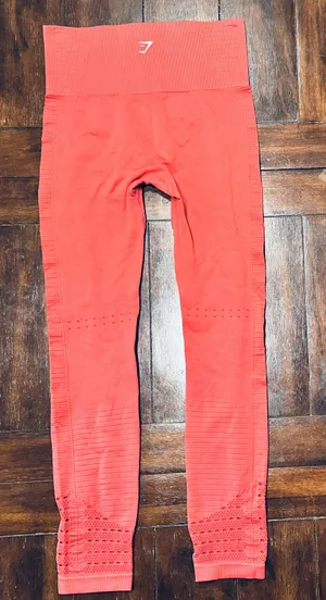 Gymshark NWOT Energy Seamless Leggings - Polka Pink/Coral - S thumbnail 8