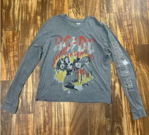 AC/DC Graphic Longsleeve Gray Size L thumbnail 1