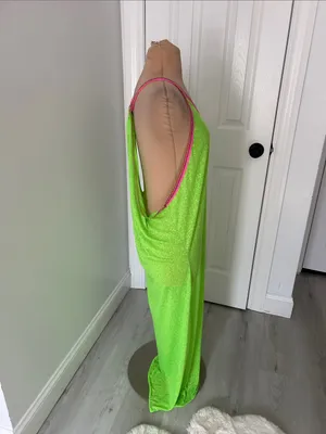 Pitusa Inca Sun Maxi Dress Lime Size undefined thumbnail 5