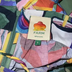 NEW FARM Rio Tropical Scenario Sleeveless Maxi Dress sz S thumbnail 3