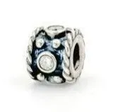 Pandora Rare Vintage Retired Oxy Crown Charm 925 ALE Clear Cubic Zirconia thumbnail 1