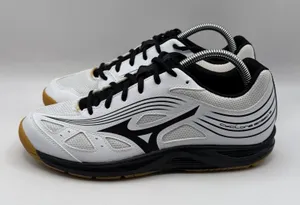 Mizuno Women's Cyclone Speed 3 Volleyball Shoe Size 9.5‎ New White/Black thumbnail 1