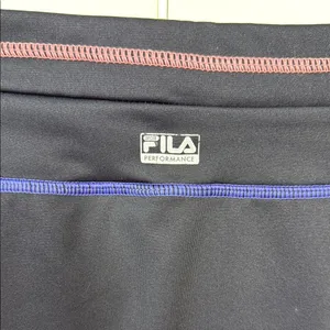 Fila Women's Black‎ Golf Skort with Pink and Blue Accents Sz XS thumbnail 6