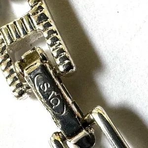 Avon rhinestone silver tone bracelet thumbnail 9