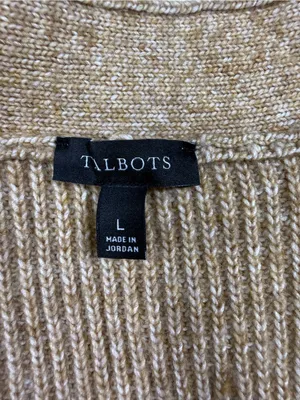 Talbots Wool Blend V-Neck Button Cardigan Sweater thumbnail 5