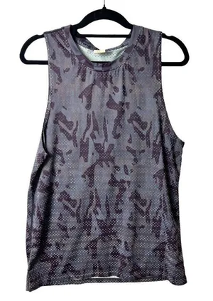 ZYIA purple camo tank top women’s‎ size large athletic thumbnail 1