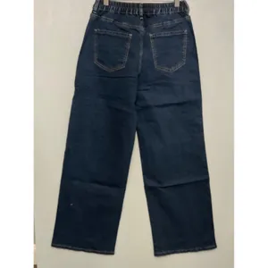 NWT Madden NYC Wide Leg Jeans S 4-6 Blue Denim High Rise Elastic Waist Pants‎ thumbnail 2