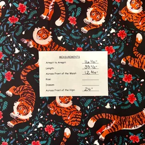 EVA‎ ROSE Tiger Flower Field Knee Length Shirt Dress Shirtdress Tie Waist Small thumbnail 11