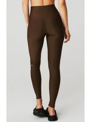 Alo 7/8 High-Waist Airlift Leggings Espresso Hi-Rise Waisted Skinny Tights Pants thumbnail 2