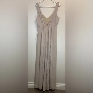 Show Me Your Mumu Jenn Maxi Dress in Cream Show Me‎ the Ring Crisp Size L thumbnail 7