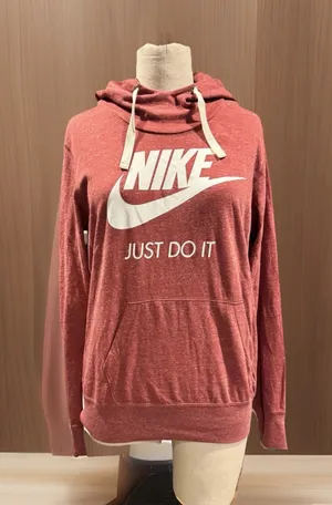 Nike Women’s Pull Over Hoodie Heather Red Size Large thumbnail 1