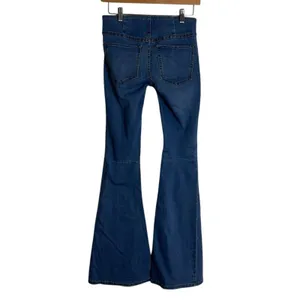 Free People We The Free‎ Women Penny Flare Elastic Waist Jeans Blue Size 24 thumbnail 7