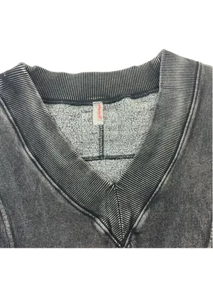 Free People Movement Grey Intercept Romper Lounge Comfort Size M (oversized) thumbnail 4