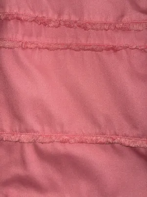 SHEIN woman’s Pink Ruffle Hem Capri Pants thumbnail 3
